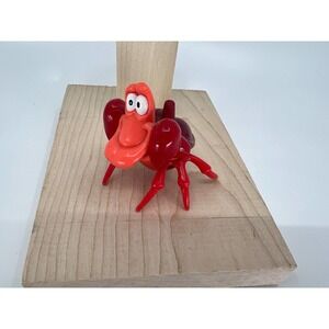 Vintage Disney Little Mermaid Sebastian Wind-Up Walking Toy *Works* Burger King